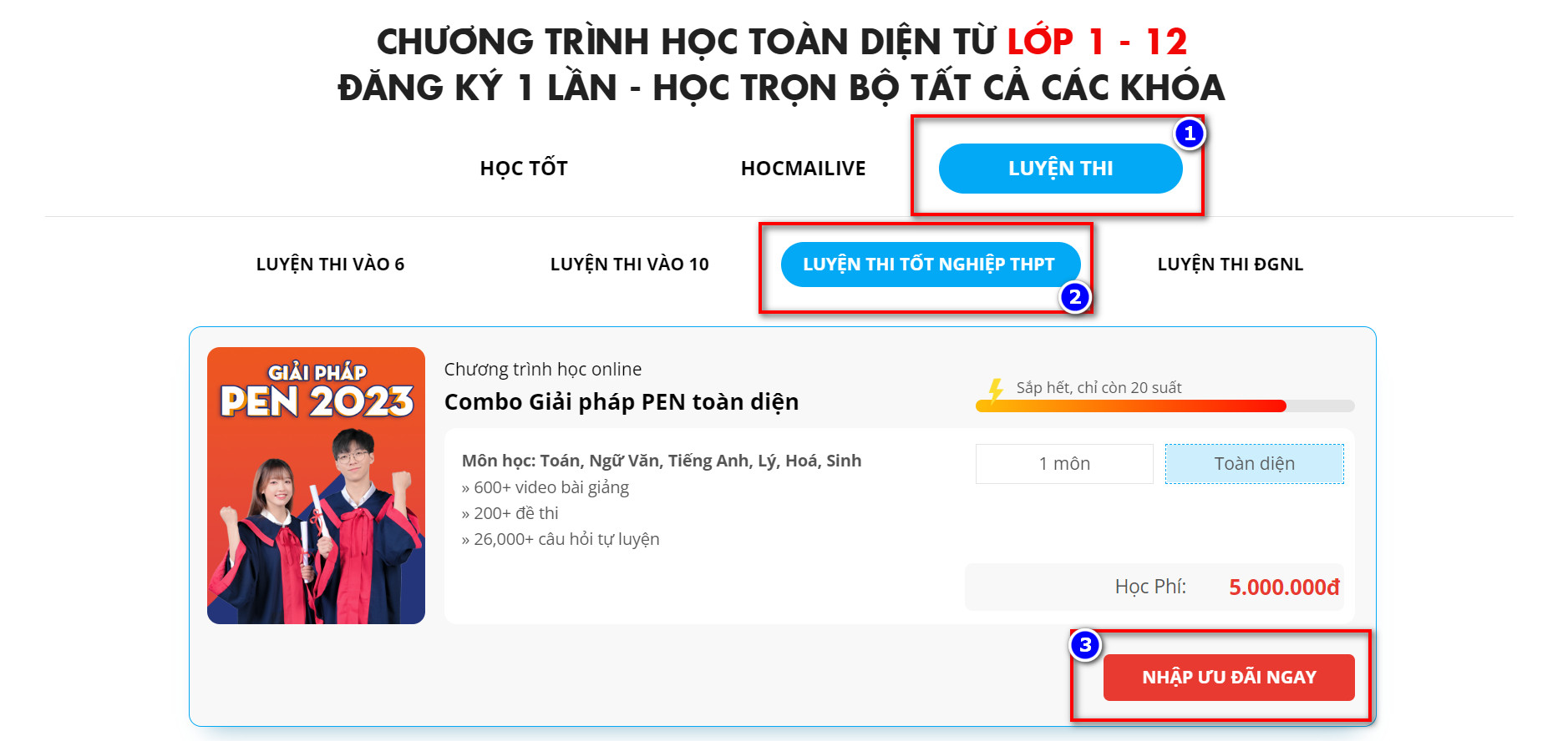Giải Pháp PEN 2023 Có Tốt Không? Cách Mua Giảm Giá Cho 2k5 3 Cách mua giải pháp PEN 2023 giảm giá