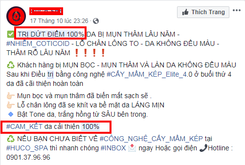 Cách chạy quảng cáo hàng vi phạm chính sách Facebook 2 Từ cấm khi chạy quảng cáo facebook liên quan đến sức khỏe