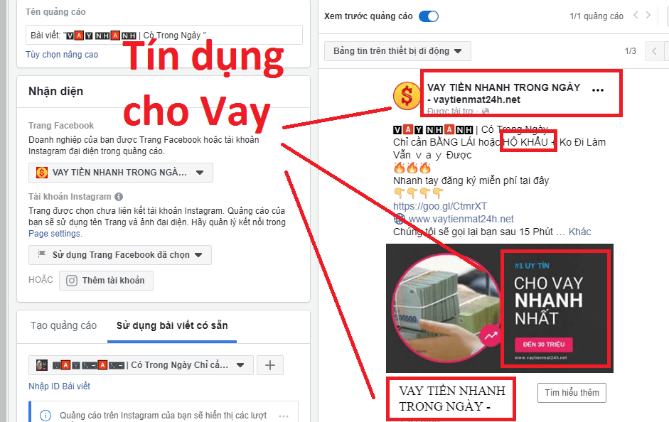 Cách chạy quảng cáo hàng vi phạm chính sách Facebook 3 Từ cấm khi chạy quảng cáo facebook liên quan đến tiền tệ, tài chính