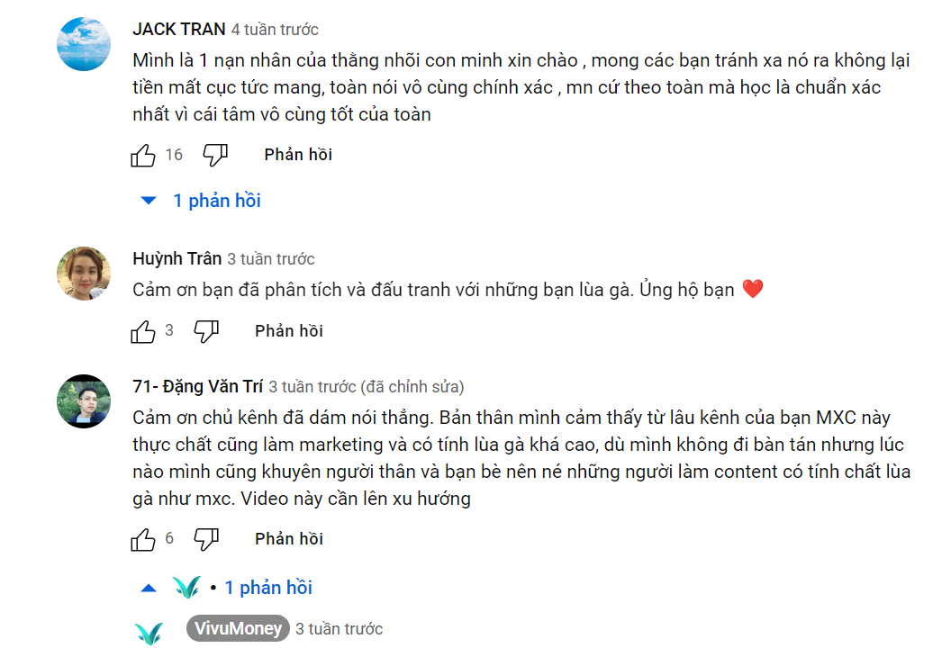 Review không tốt