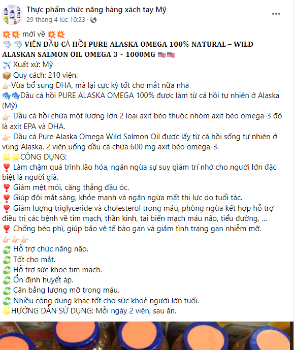 mẫu content thực phẩm chức năng số 1