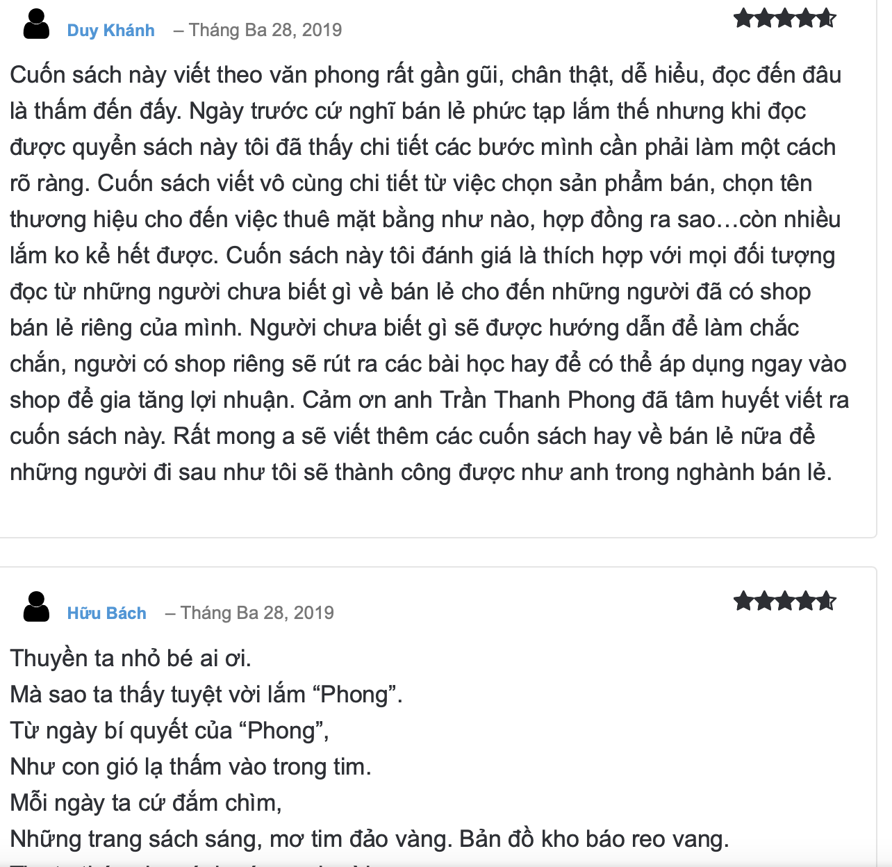 y kien cua khang gia