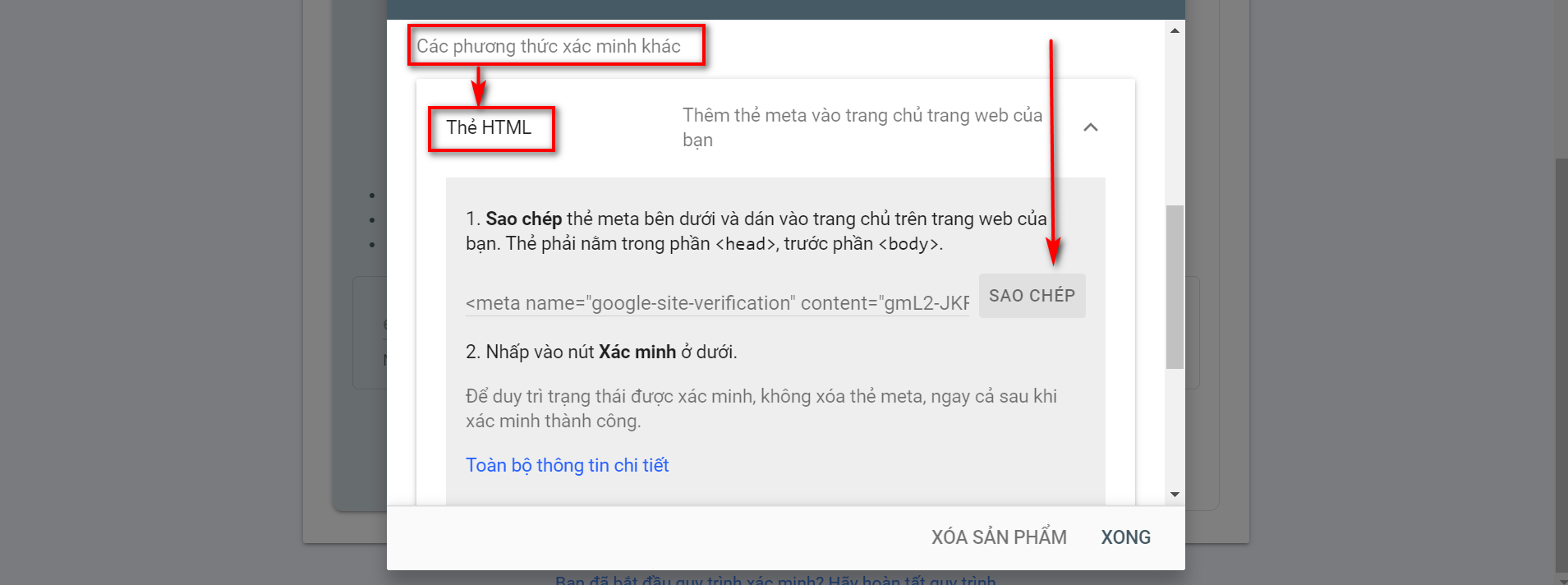 Chèn HTML vào website