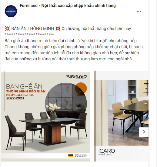 Content nội thất bàn ghế