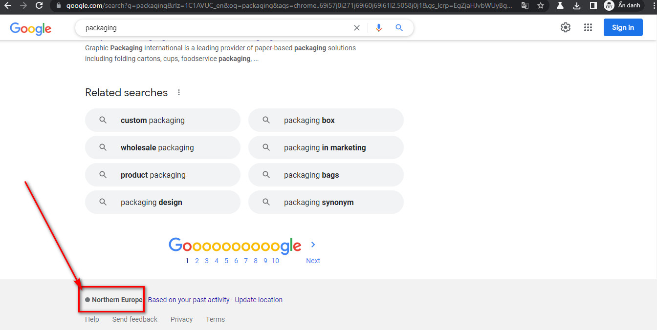 Cách Thay Đổi Vị Trí Quốc Gia Truy Cập - Không Dùng VPN 4 Thay đổi thành công vị trí