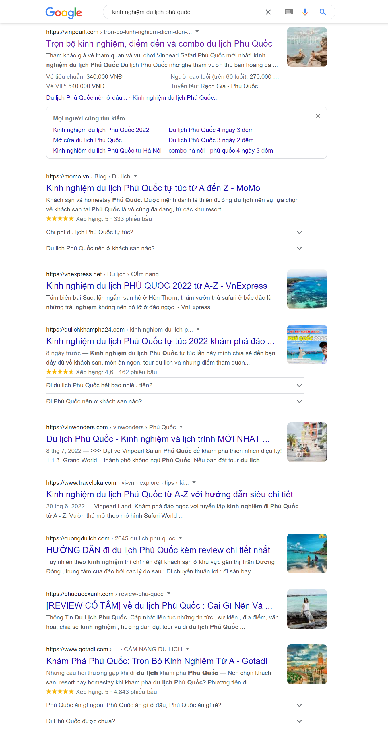 Cách Viết Bài Chuẩn SEO Trên Website Wordpress - Rank Math SEO 13 Tìm kiếm kinh nghiệm du lịch Phú Quốc