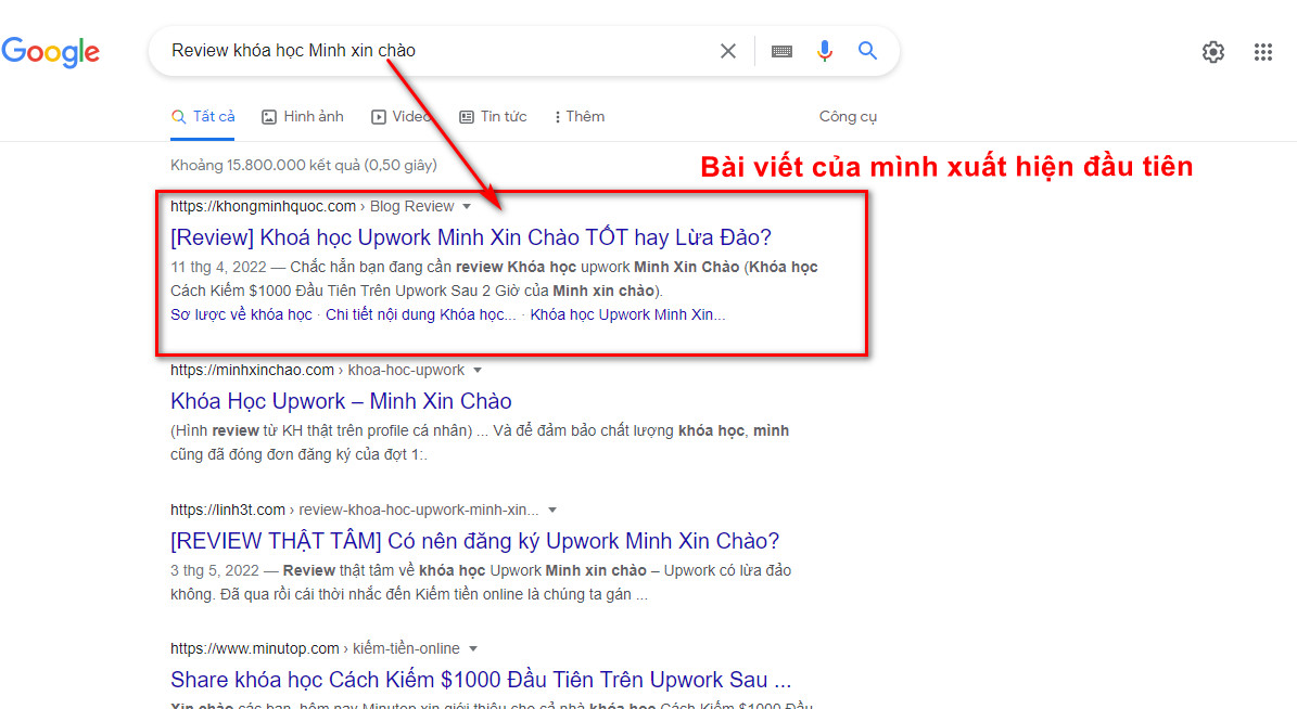 Sau Khi Tạo Website Hoặc Blog Xong - Làm Gì Để Có Khách? 3 Viết bài chuẩn SEO lên top Google