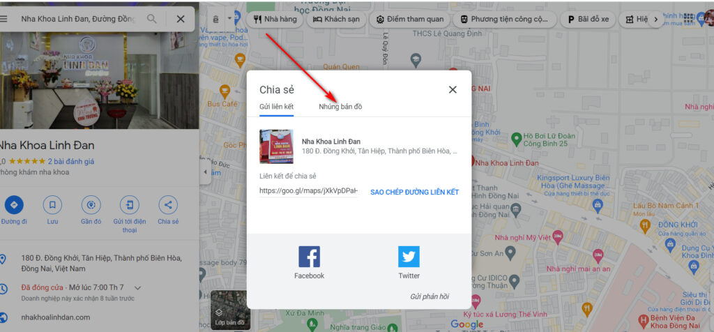 Chọn nhúng bản đồ