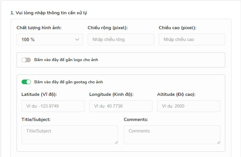 Hướng Dẫn Gắn Geotag Cho Hình Ảnh Siêu Dễ - Ai Cũng Làm Được 3 Tiến hành gắn GeoTag hình ảnh