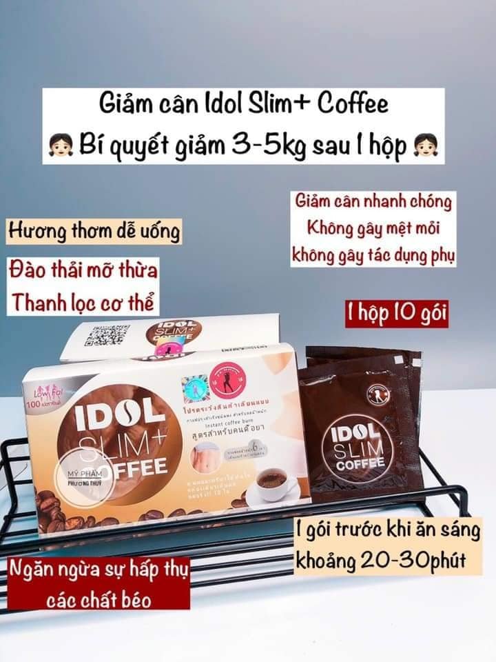 Mẫu content giảm cân - Idol Slim Coffee