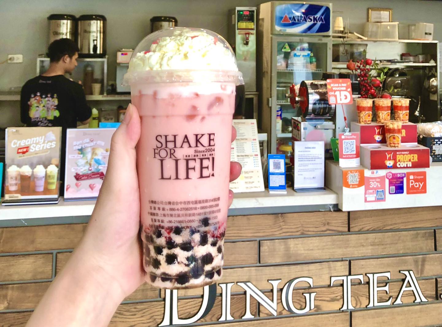 Mẫu content trà sữa - Ding Tea