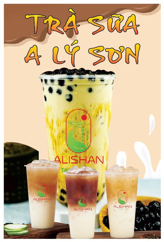 Mẫu content trà sữa - A Lý Sơn