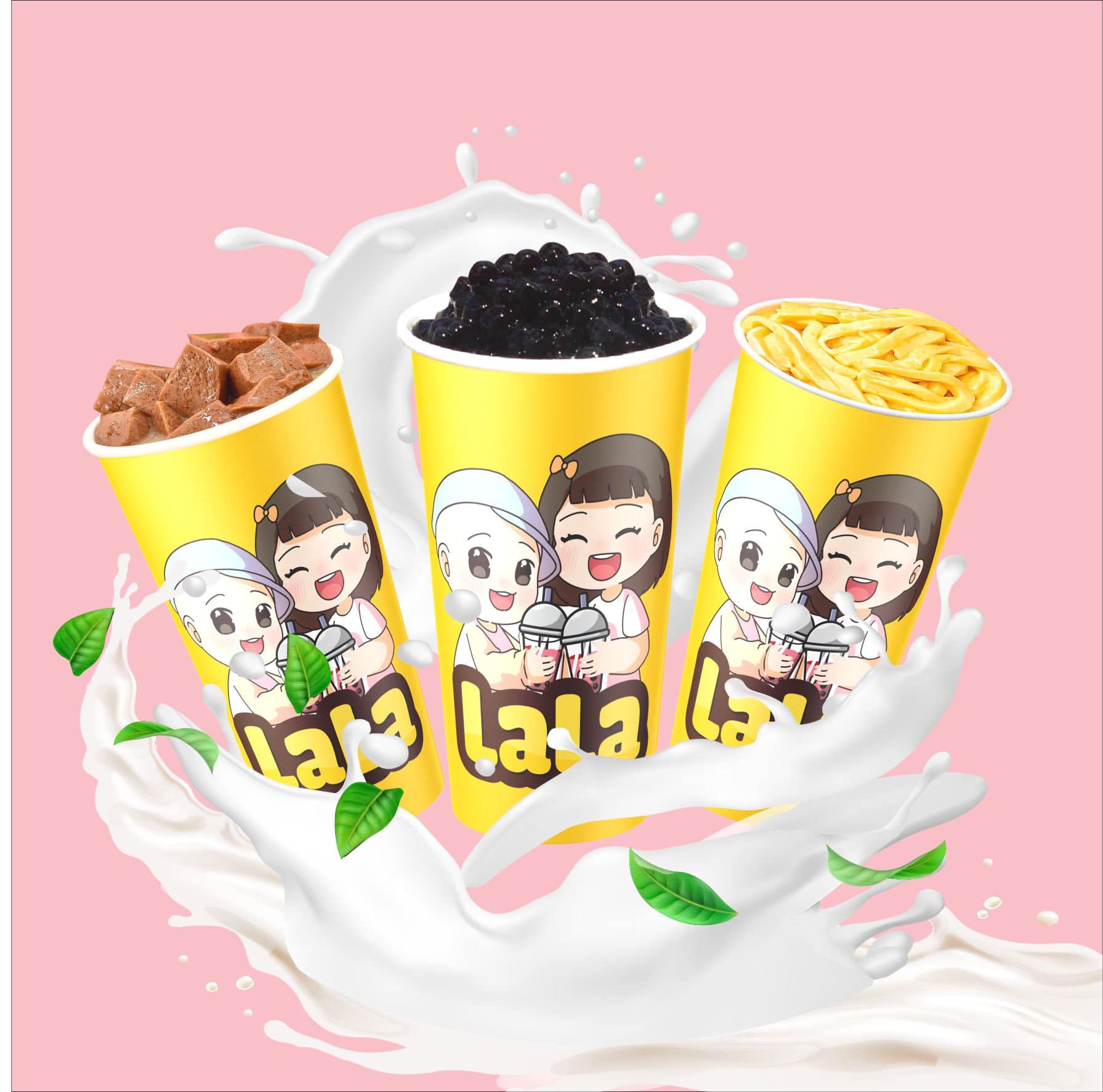 Mẫu content trà sữa - Trà sữa Lala