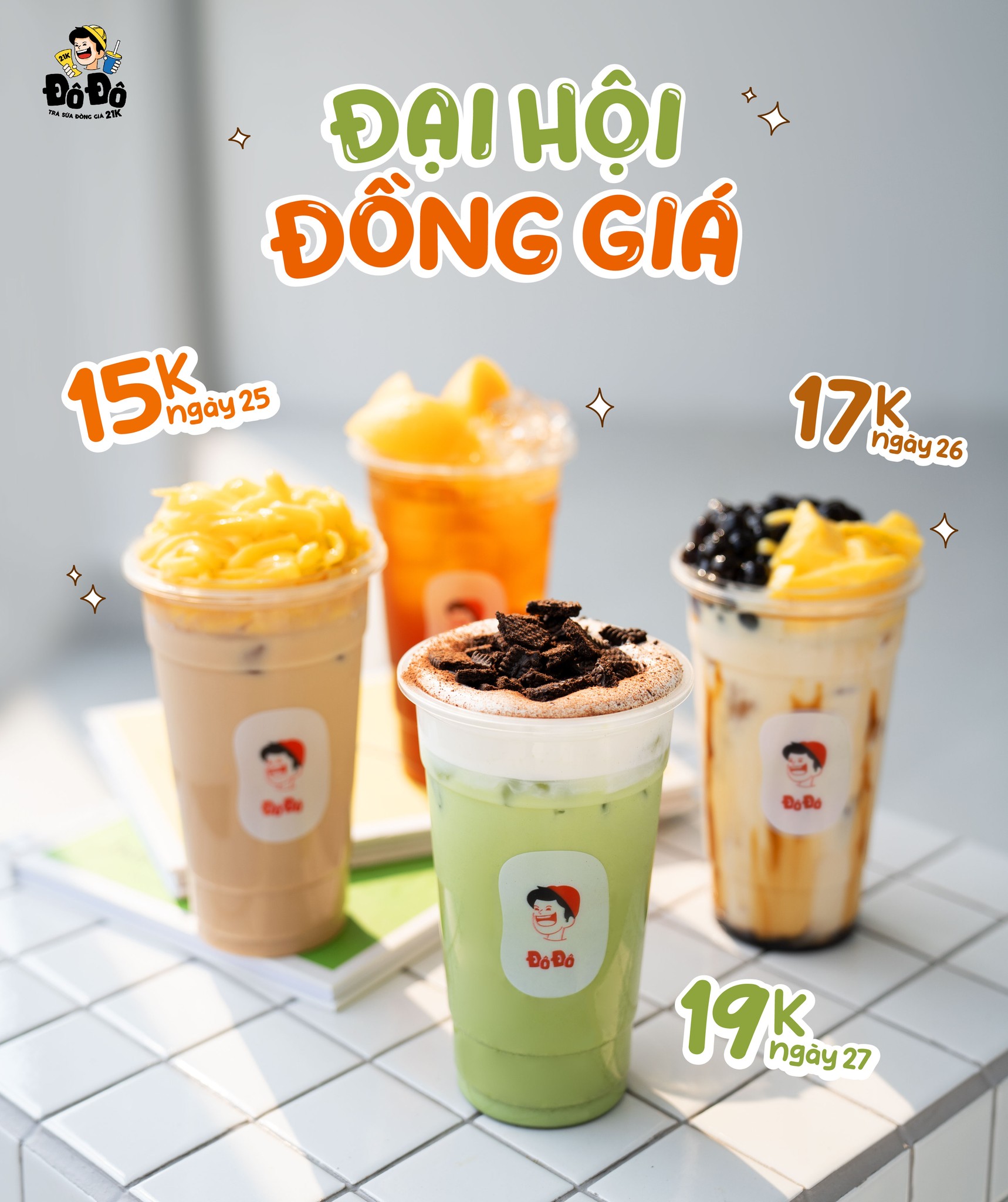 Mẫu content trà sữa - Đô Đô