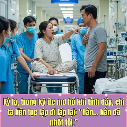 Kỳ lạ, trong ký ức mơ hồ khi tỉnh dậy, chị ta liên tục lặp đi lặp lại: “Hắn… hắn đã nhốt tôi.” 1 8